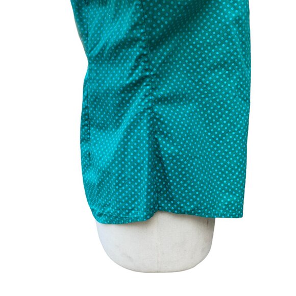 Boden Polka Dot Button Down Shirt Cotton Flip Contrast Cuff Tailored Colorful-10 - Picture 8 of 15